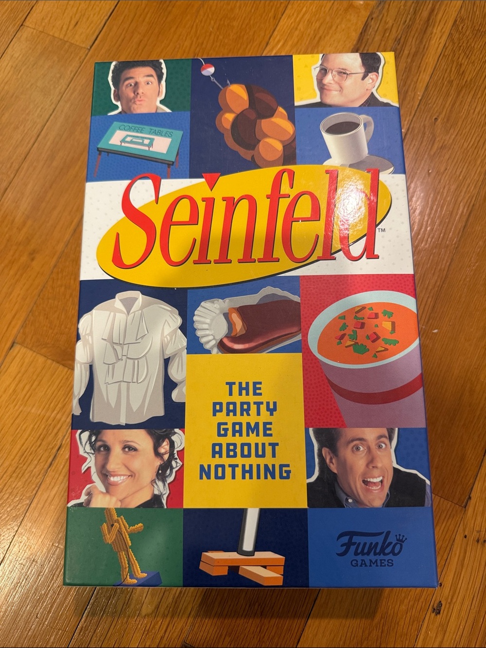 Funko Seinfeld Party Game Box - Yellow, Red, Blue, Green